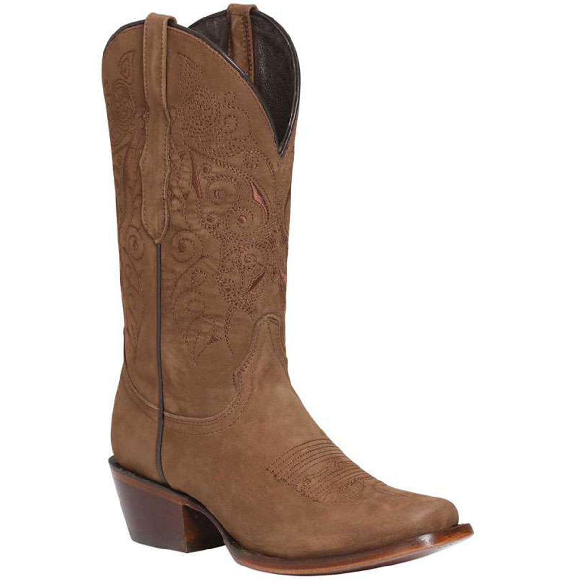 El General Camel Brown Cowgirl Boots