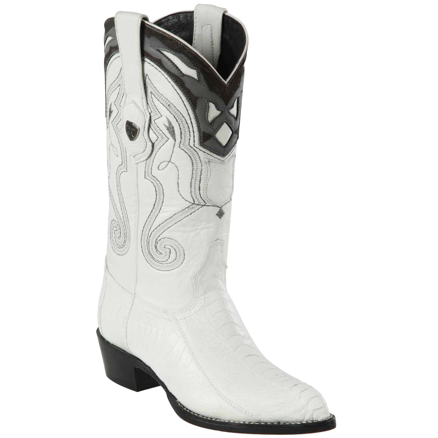 Botas discount avestruz blancas