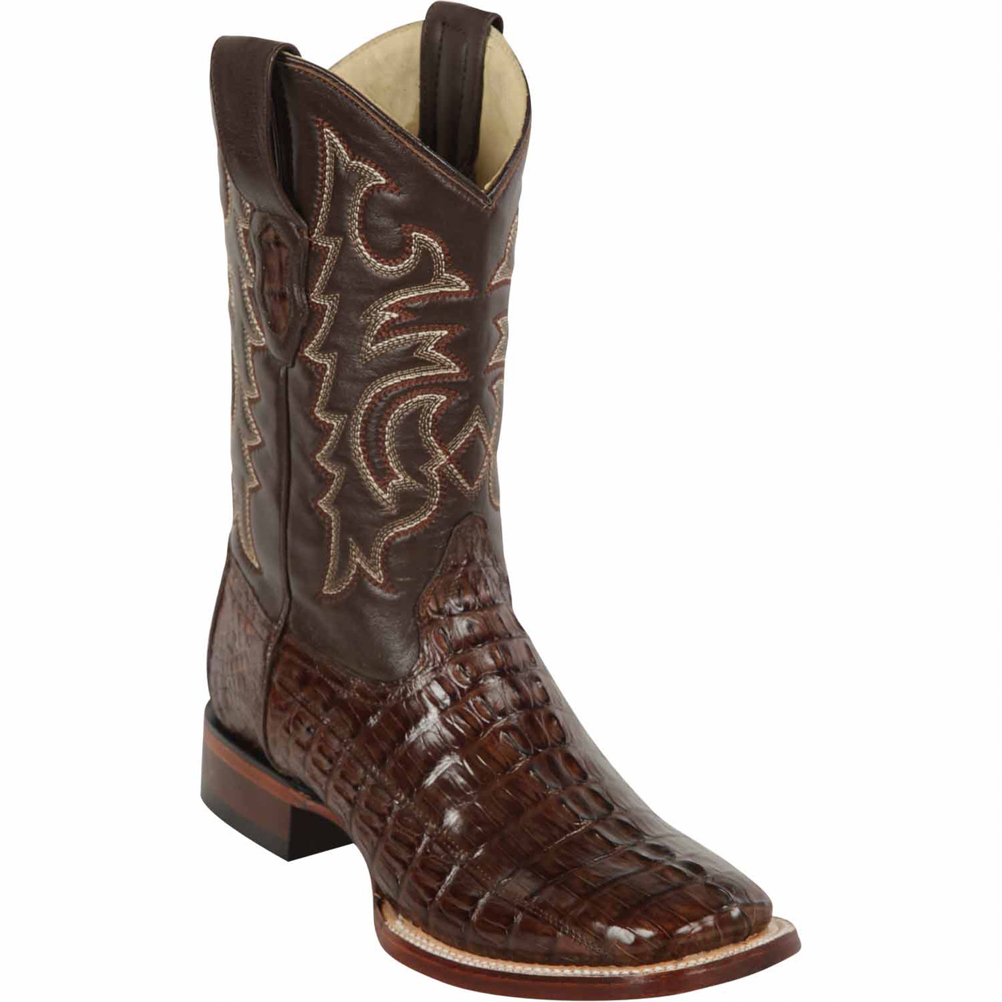 Square toe caiman cowboy cheap boots