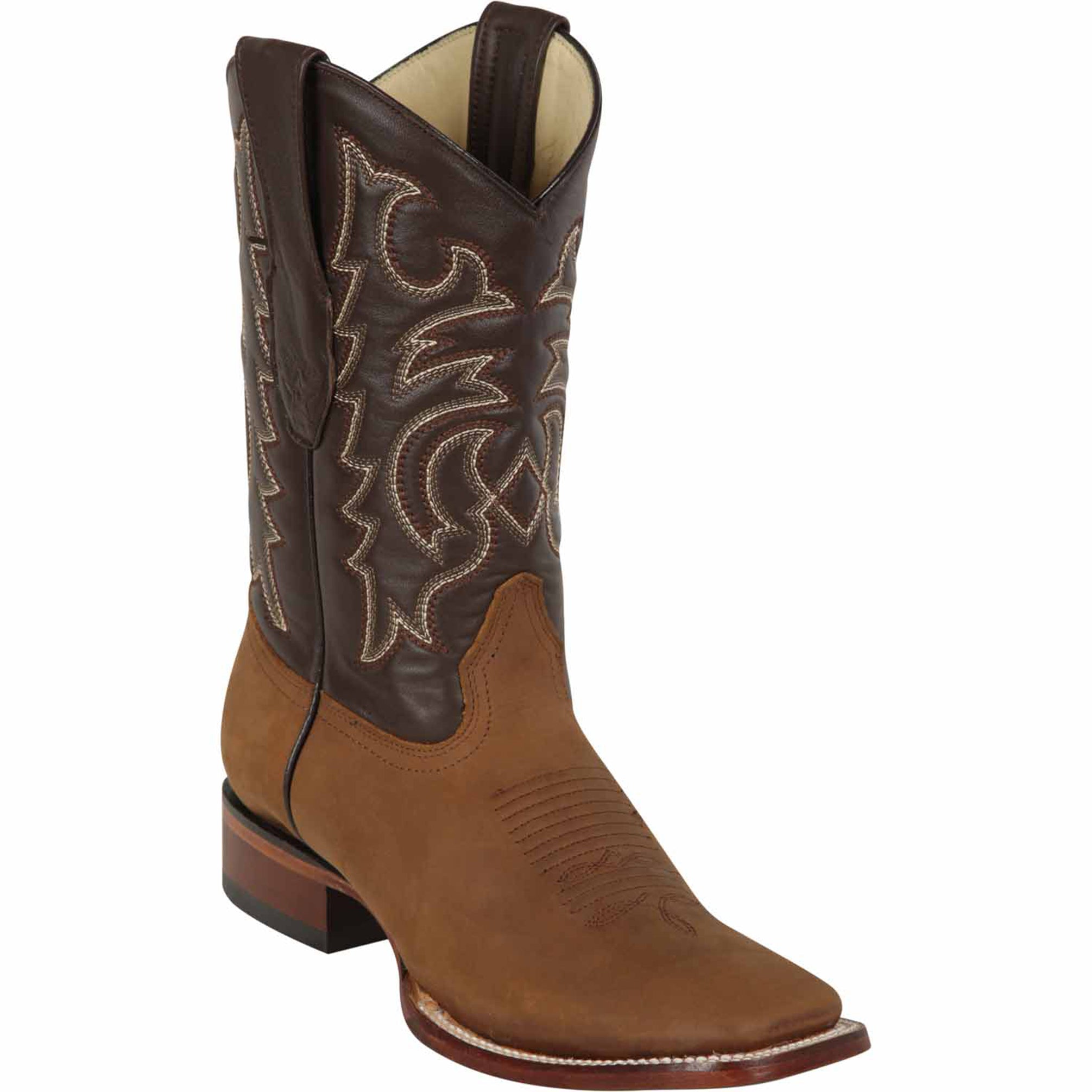 DA-Cristian Brown - Western Boots with Rubber Sole for Men