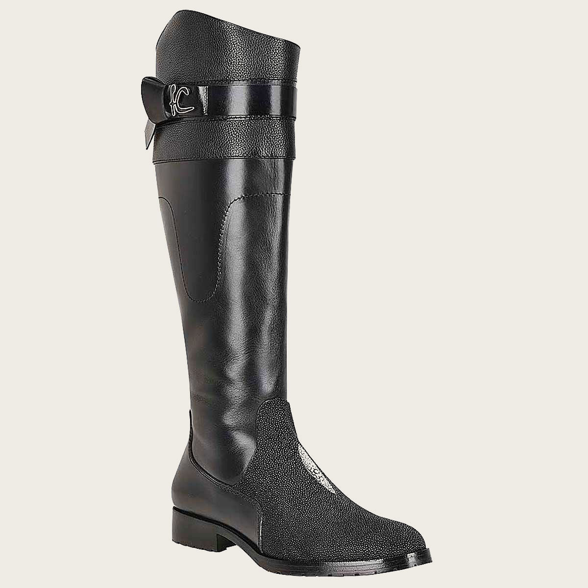 Botas Altas Para Mujer De Mantarraya 5.5 Negro