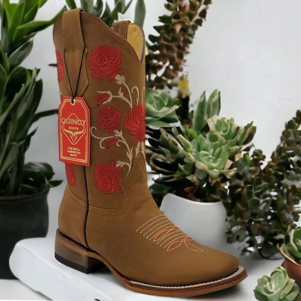 Botas discount de flores