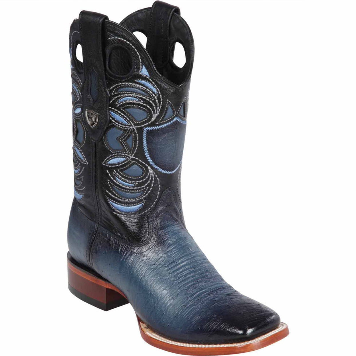 Baby blue hot sale ostrich boots