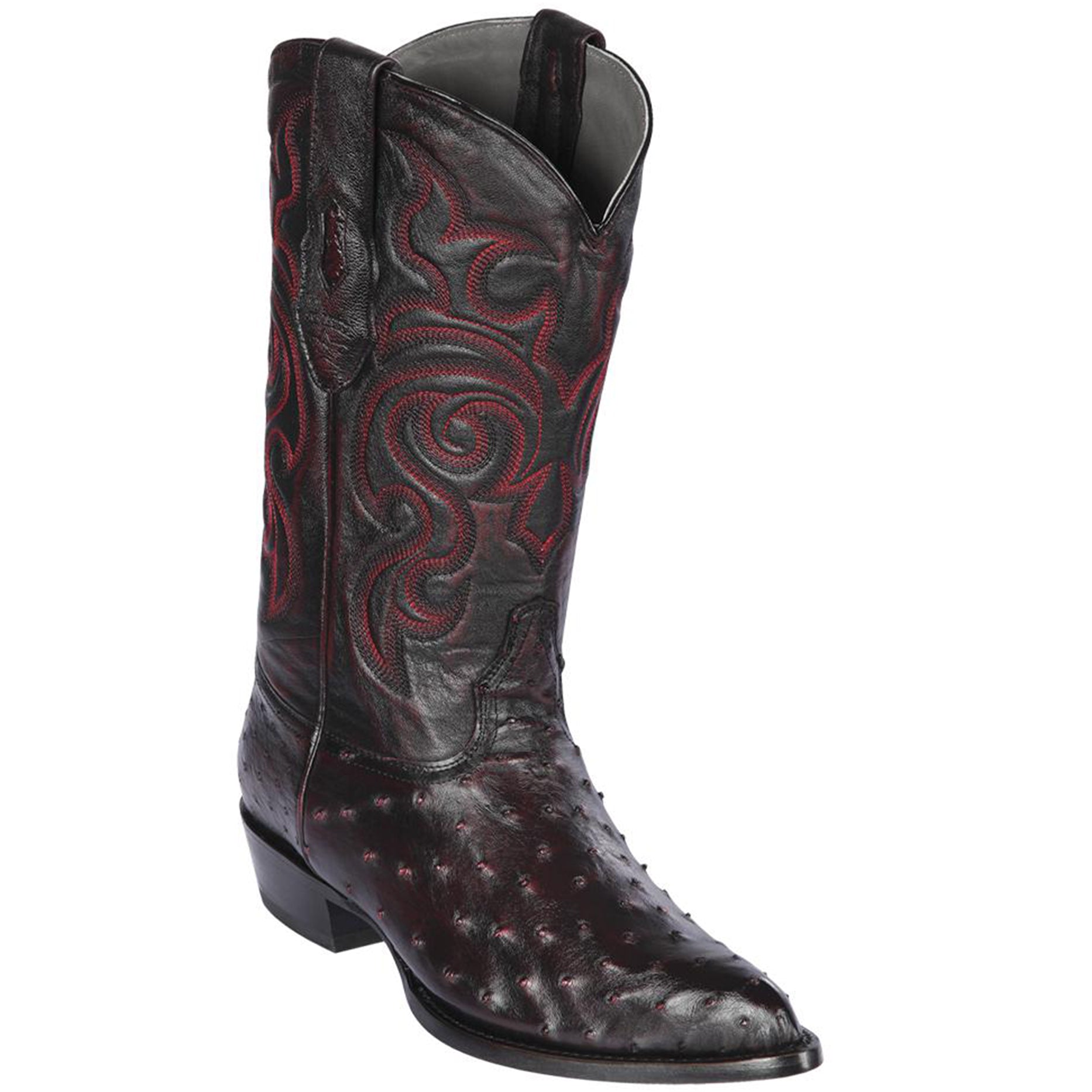 Red on sale ostrich boots