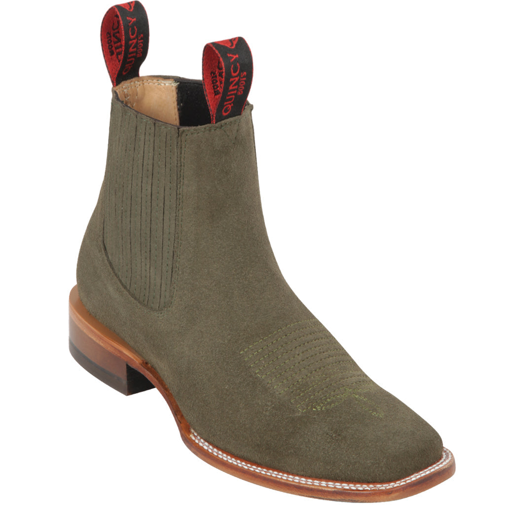 quincy-women-s-green-ankle-boots-vaquero-boots