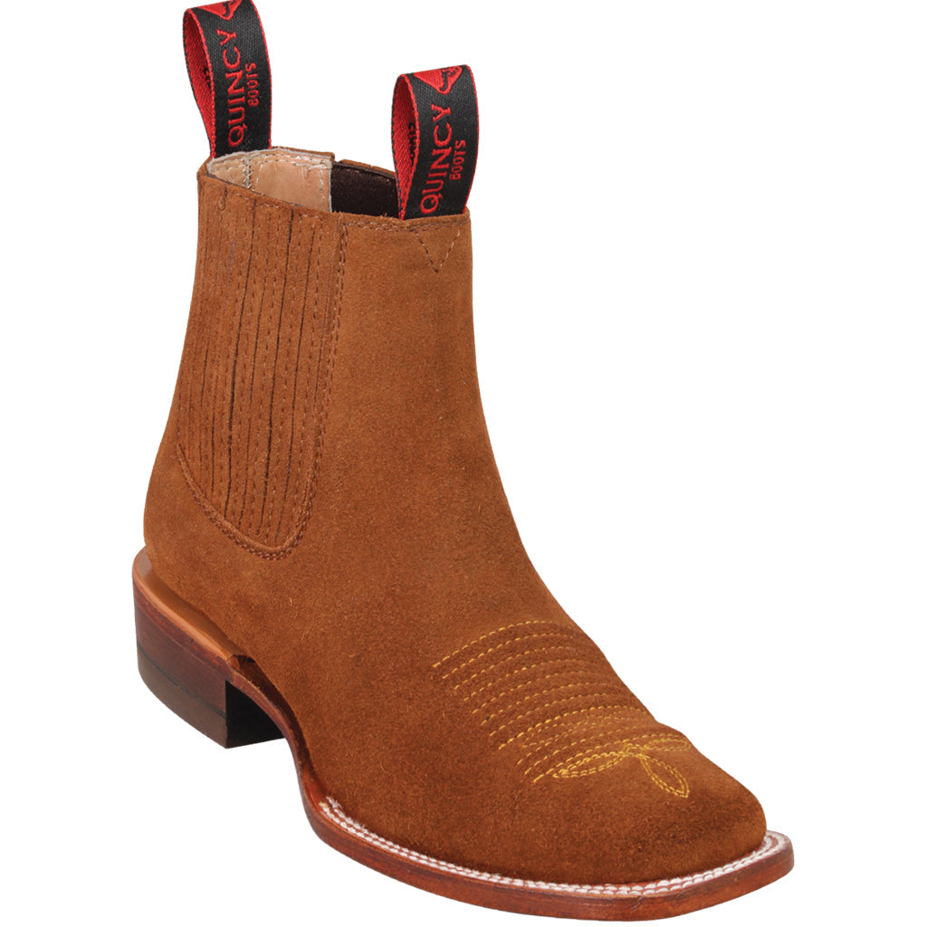 Square toe shop western booties