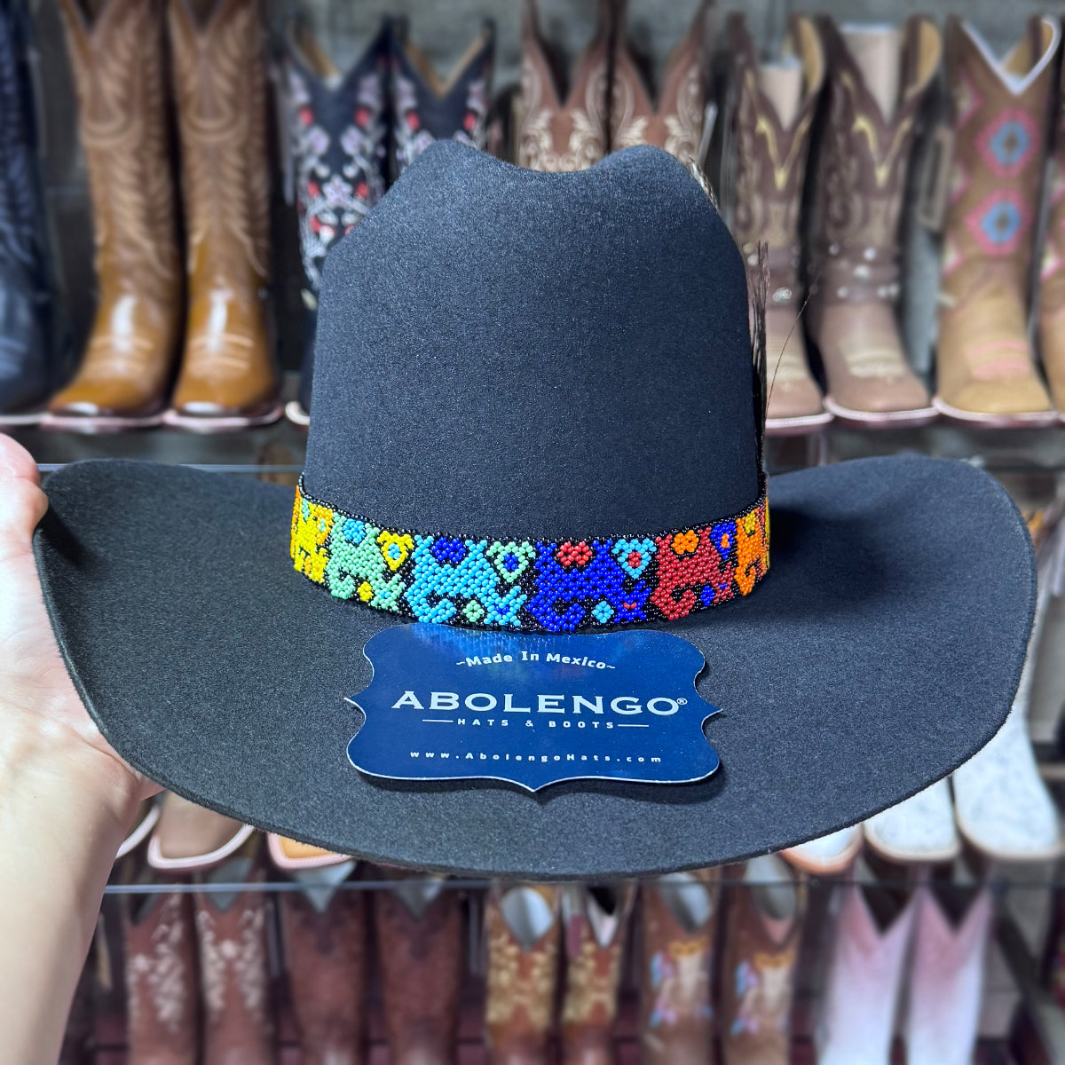 Black cowgirl hat