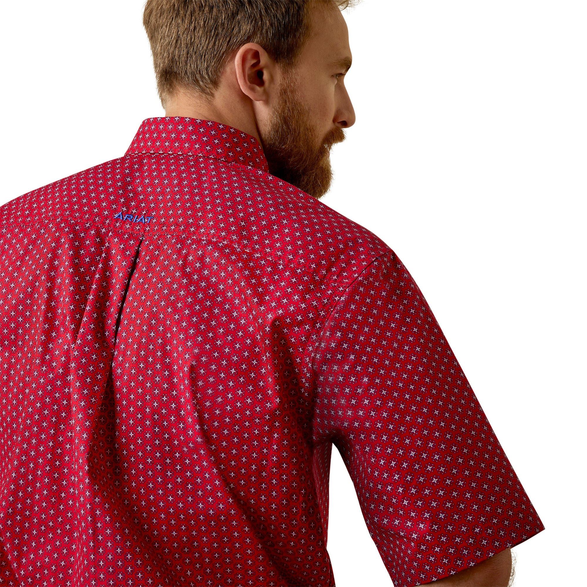 Camisa roja discount vaquera para hombre