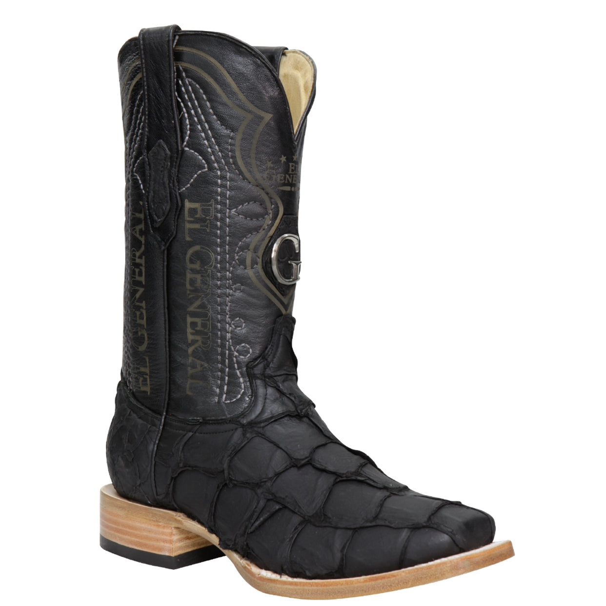 Black Pirarucu boot