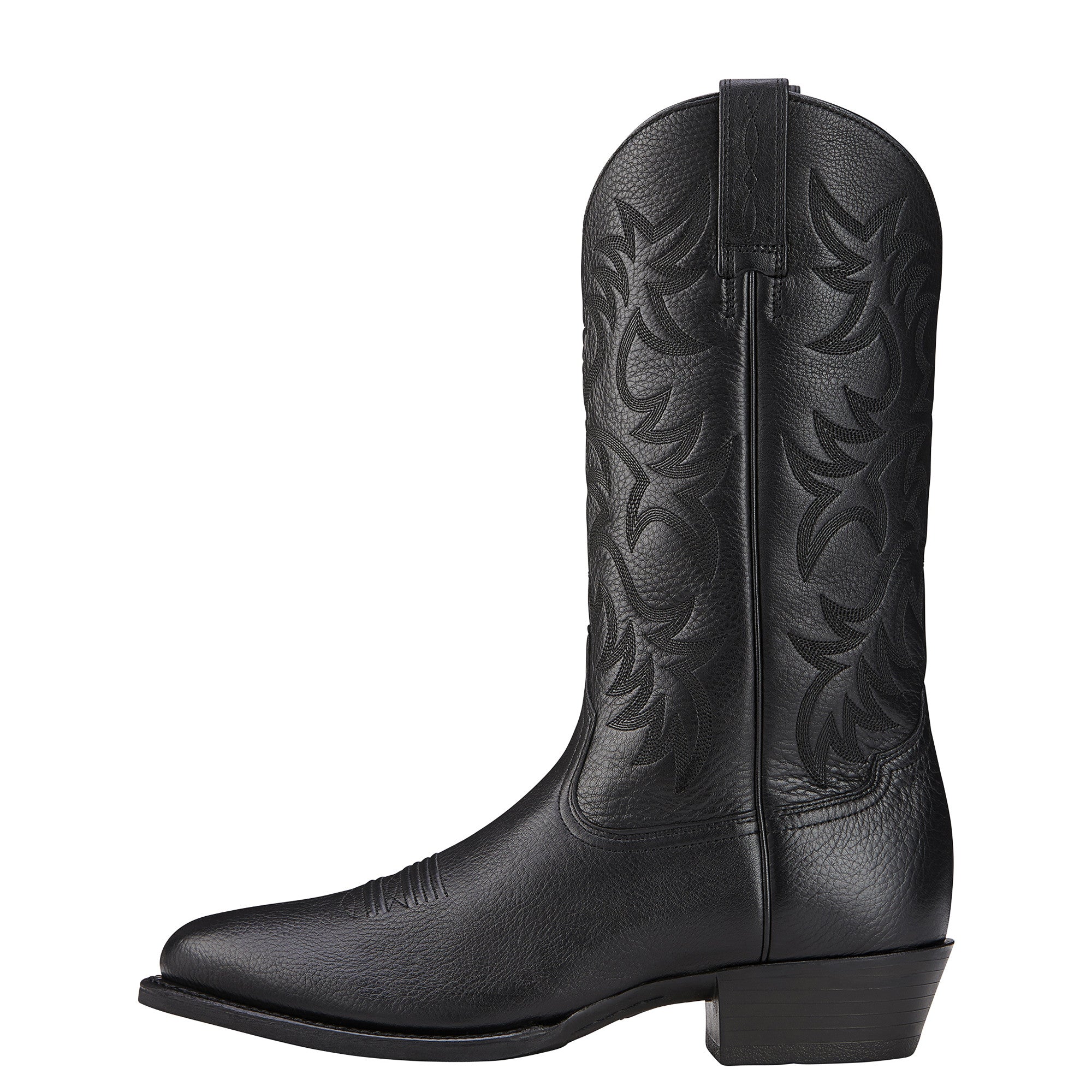 mens black cowboy boots
