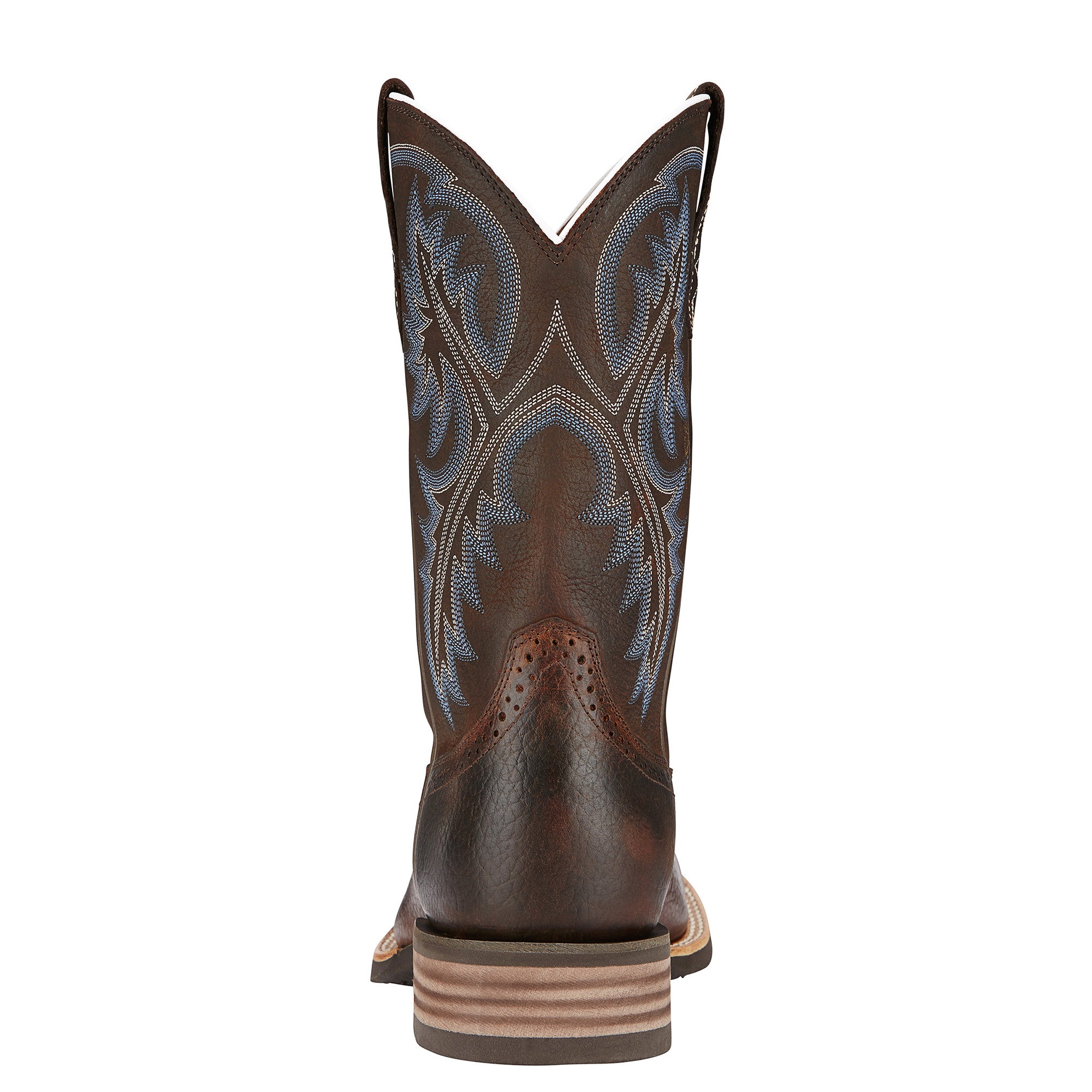 Back of ariat quickdraw western boot