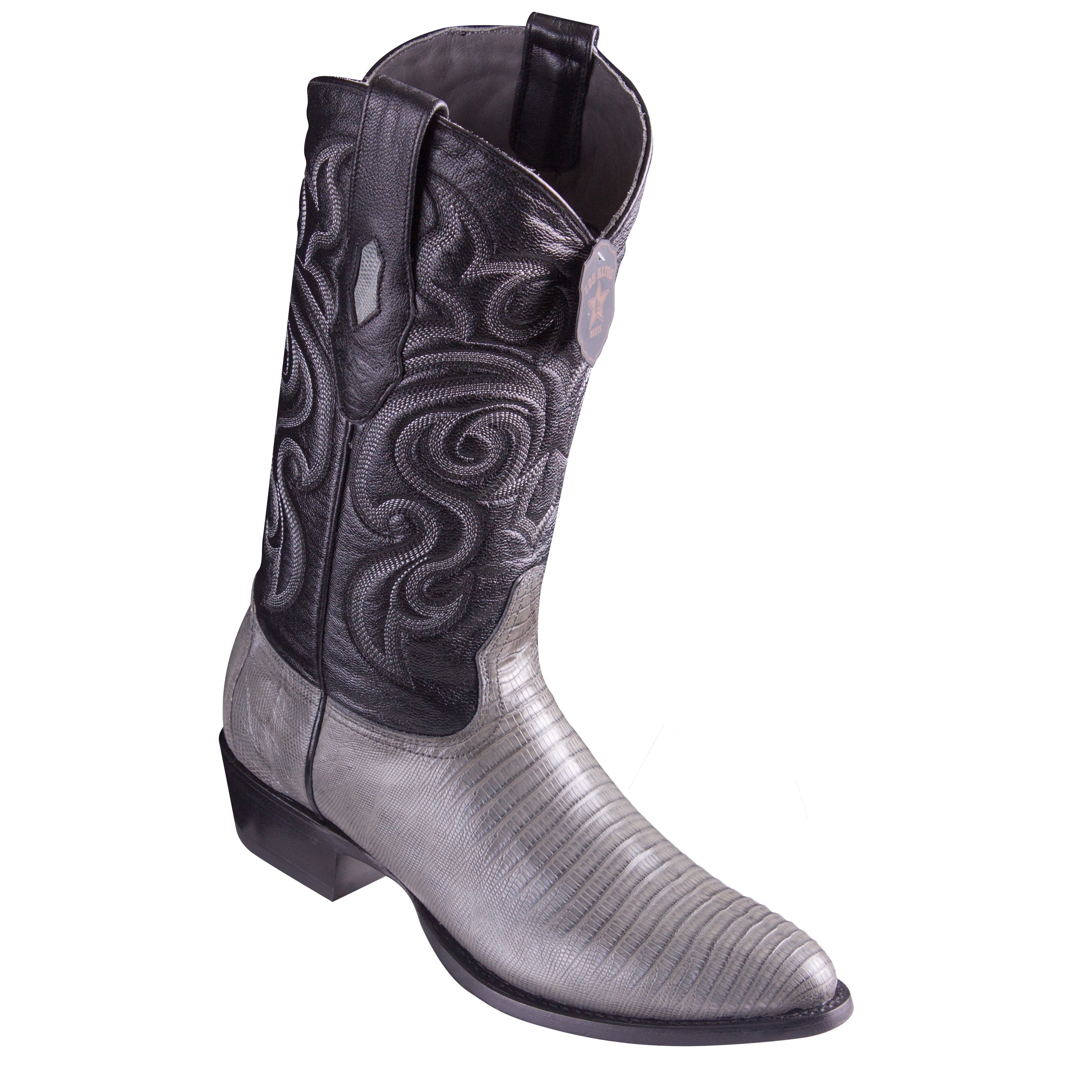 Teju lizard cowboy top boots