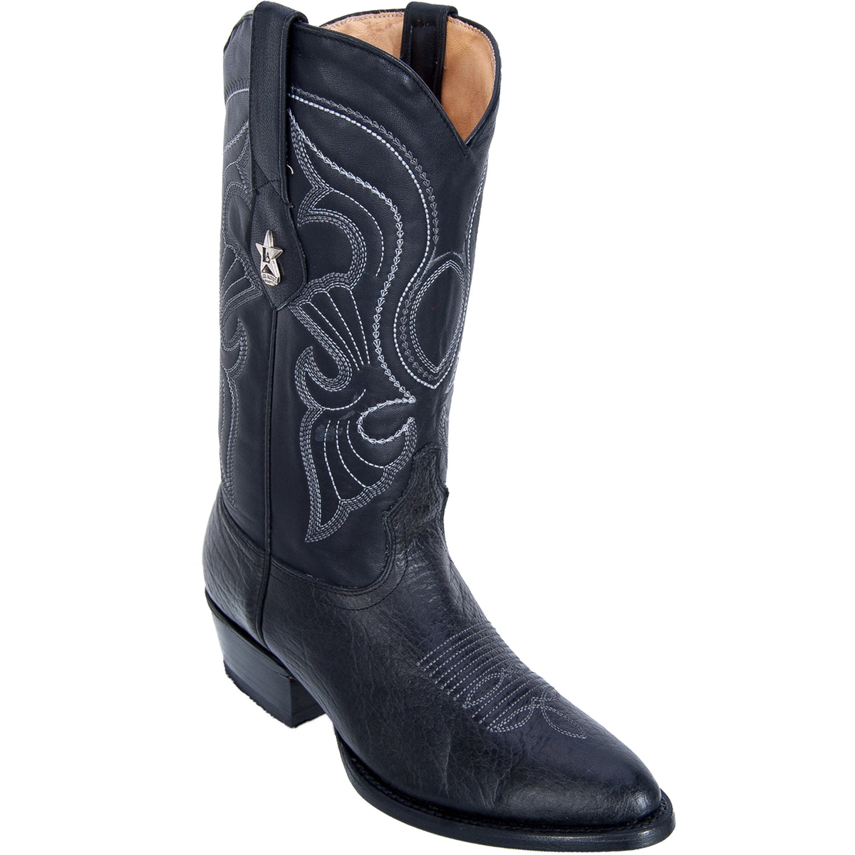 Men's Bull Shoulder Boots R-Toe - Black