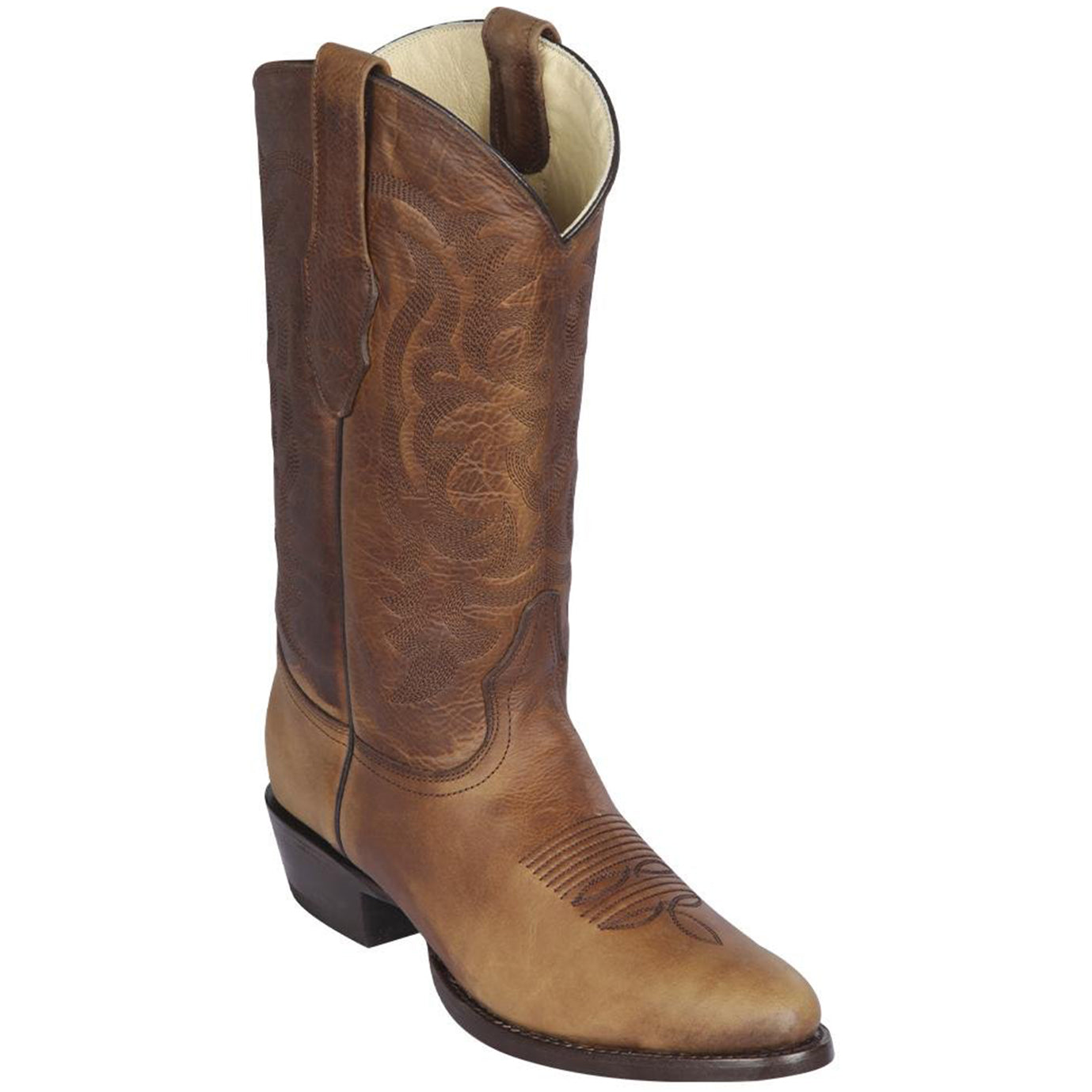 Los Altos Classic Round Toe Cowboy Boots