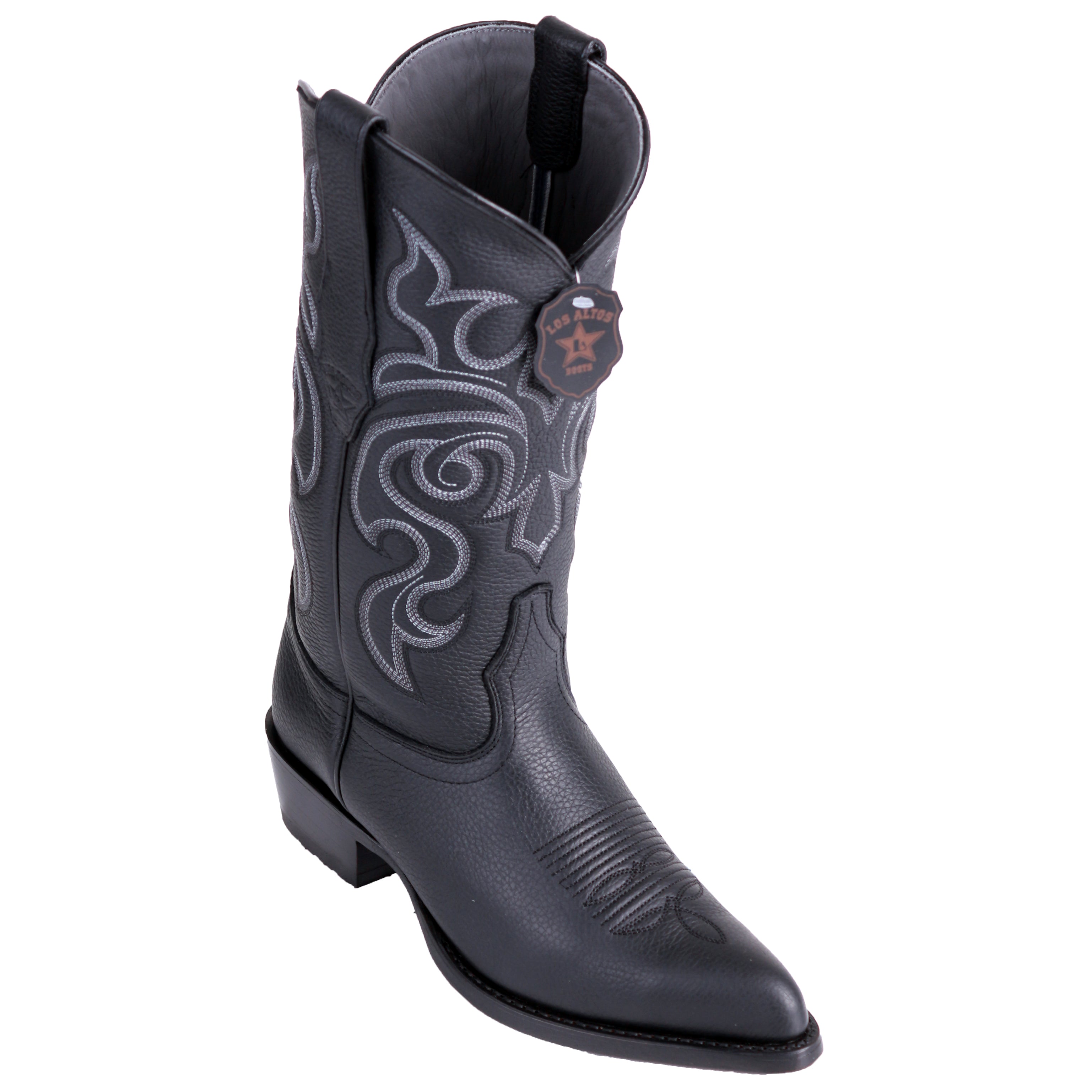 Black cowboy boots for men online