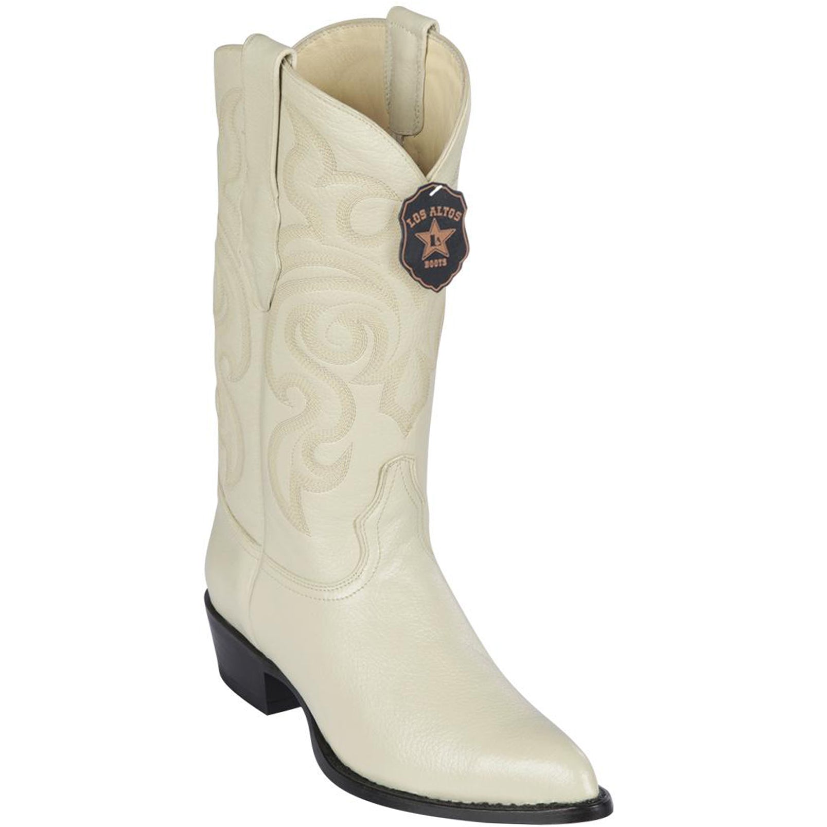 Men's elk skin deals cowboy boots