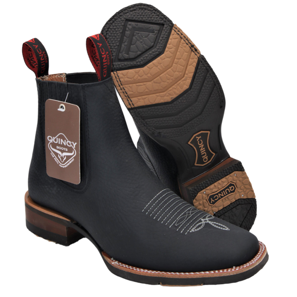 Botines cuadrados para online hombre