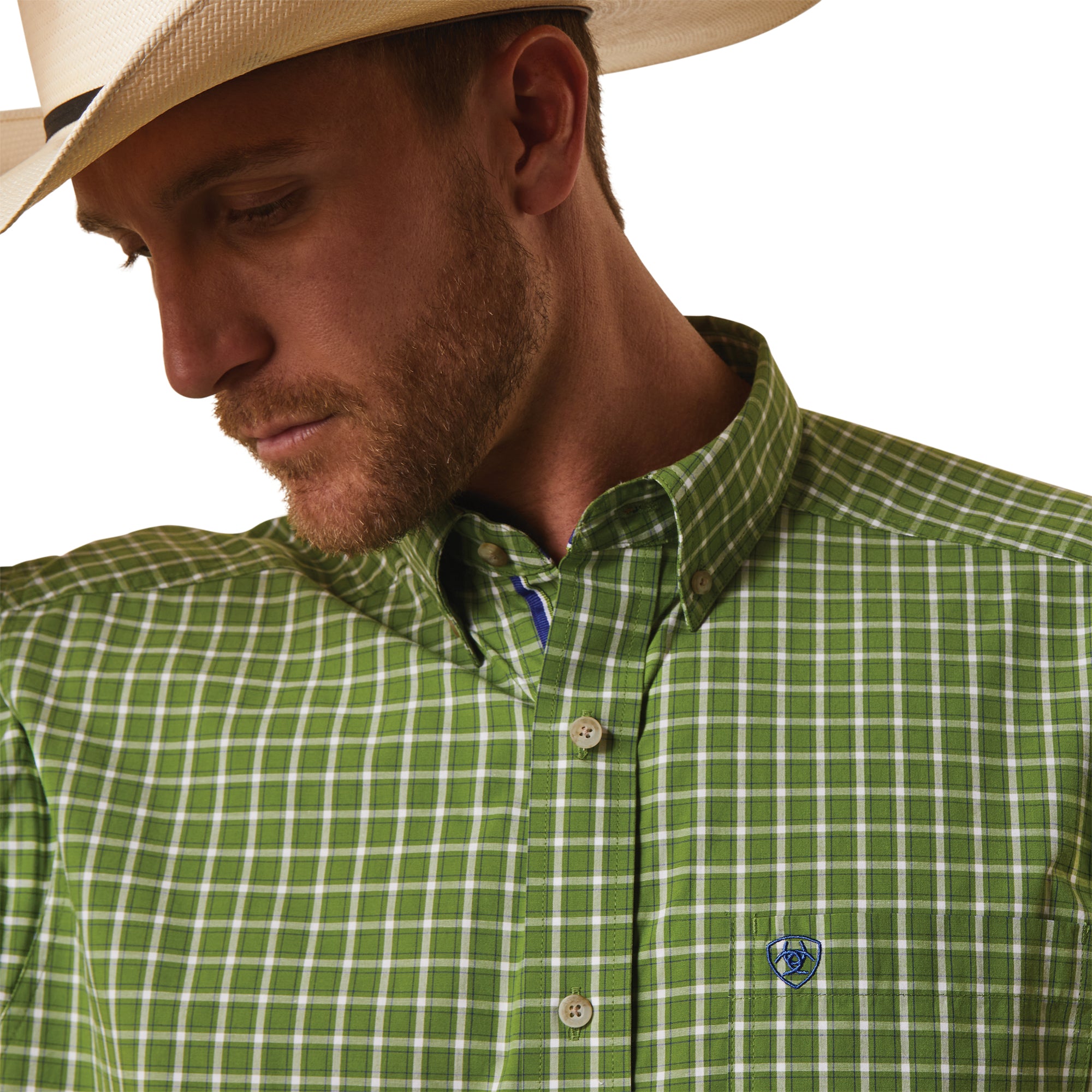 Camisa Vaquera Verde Lennox Classic